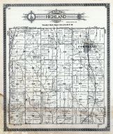 Highland Township, Gage County 1922